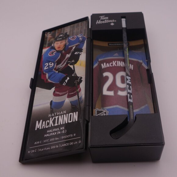 Tim Hortons Nathan MacKinnon Frameworth Sports Marketing Mini Stick with Box - Picture 1 of 16